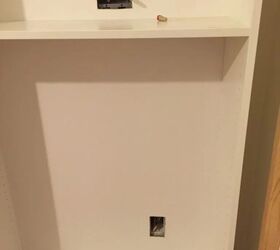 ikea billy bookcase hack tutorial, plugs switches