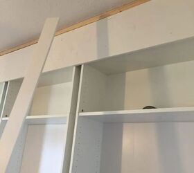 ikea billy bookcase hack tutorial, yet more trim pieces