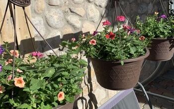 DIY Mágico toldo de cesta de flores colgante - ¡Feliz verano!