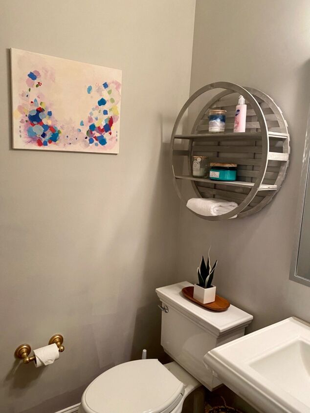 powder room makeover how to make quick easy changes on a budget