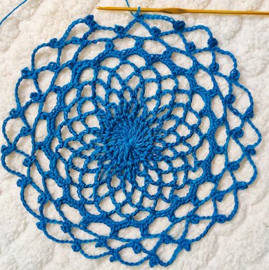 enchanting crochet flower doily