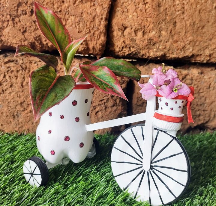 diy tricycle planter