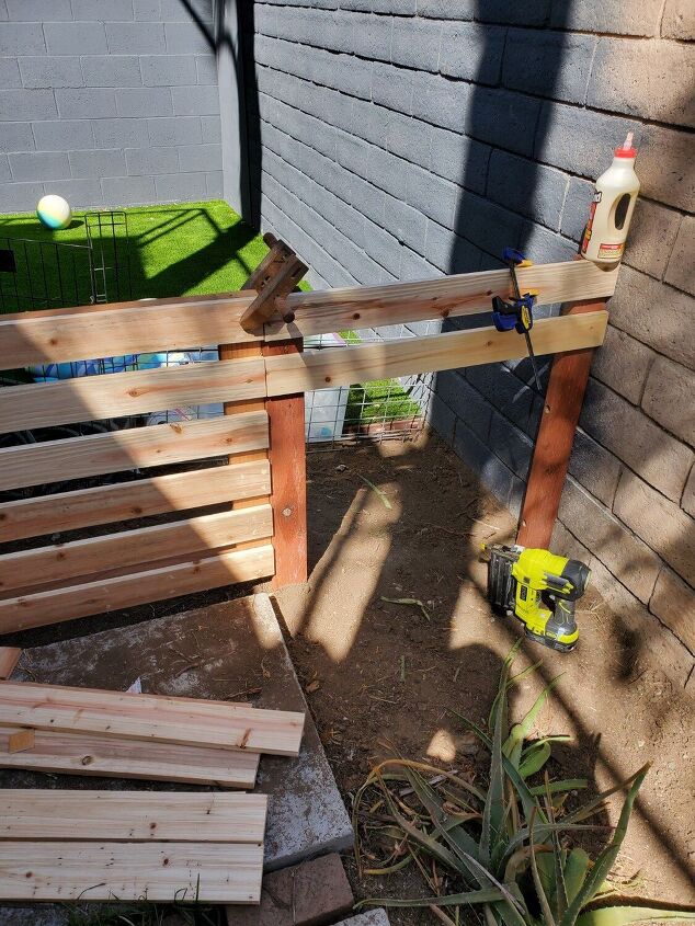 how to make a wood gate for back yard