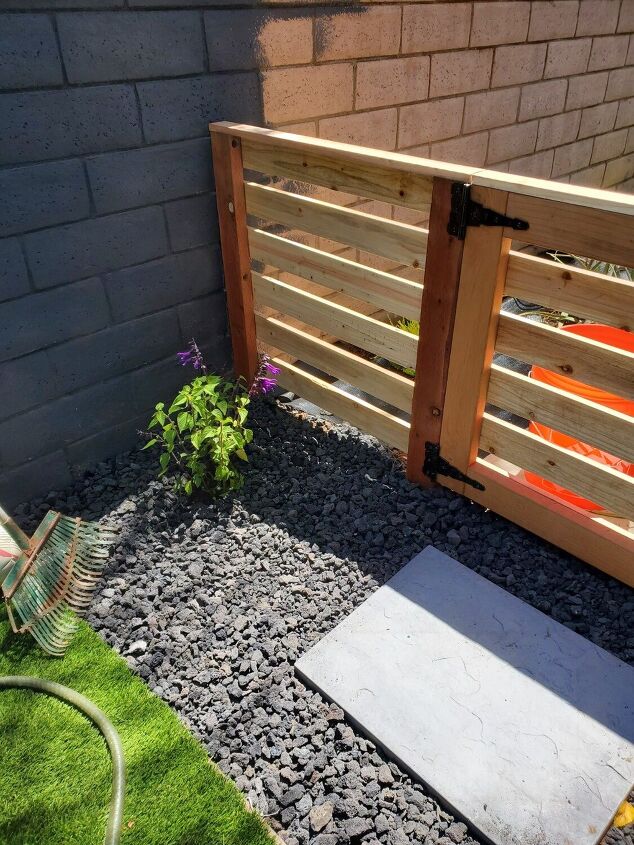 how to make a wood gate for back yard