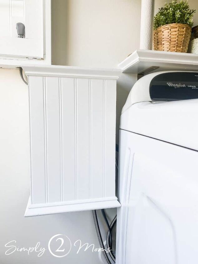 how to cover up ugly washer hookups