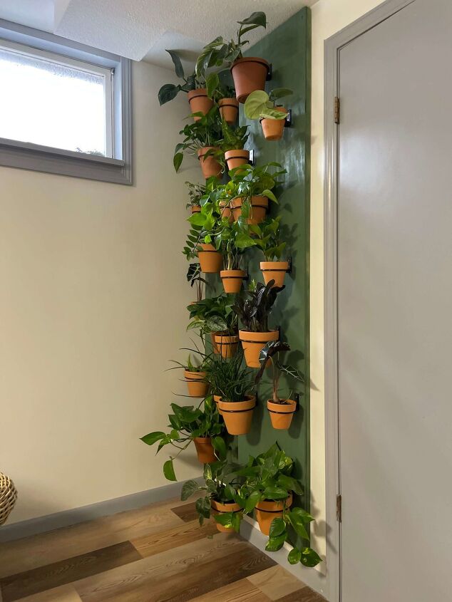 Renter friendly decor: How to make a DIY Indoor Living Plant Wall ...