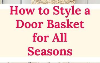  Faça uma cesta de porta simples para todas as estações