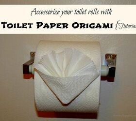 Cómo embellecer tus rollos de papel higiénico con origami de papel higiénico
