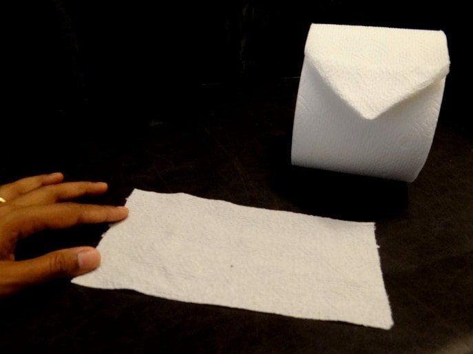 como embelezar seus rolos de papel higinico com origami de papel higinico