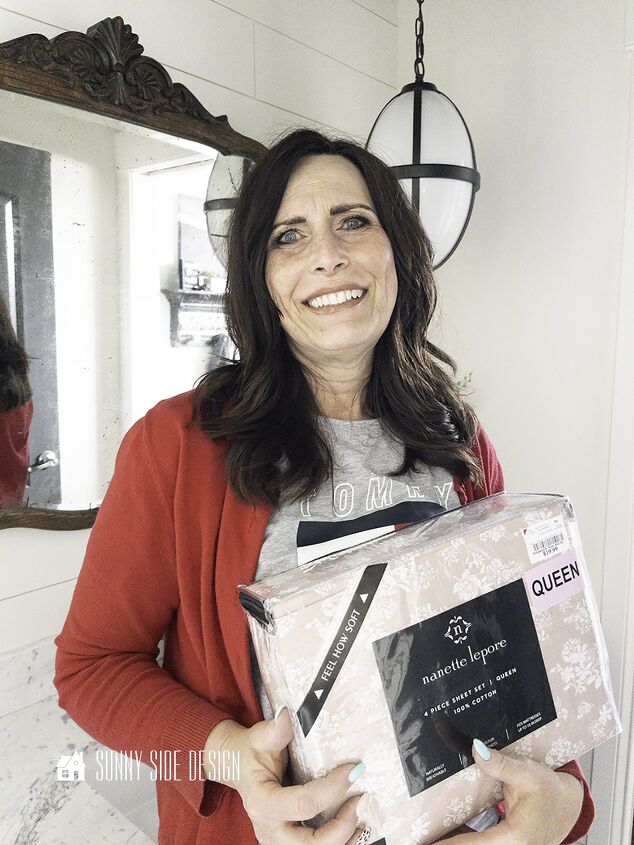 No Sew Shower Curtain