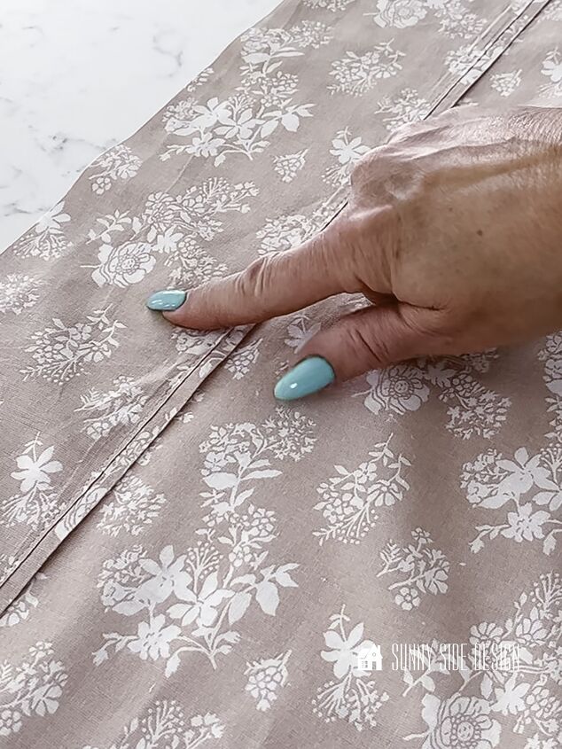 No Sew Shower Curtain