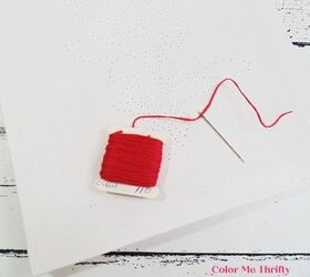 Poke a needle through a blank canvas to copy this gorgeous and ridiculously easy art hack
