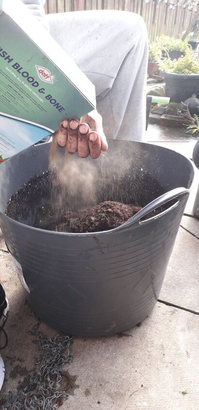 planting hanging baskets for our queens platinum jubilee