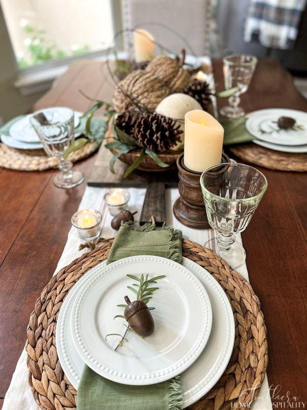 five easy steps for a fall table
