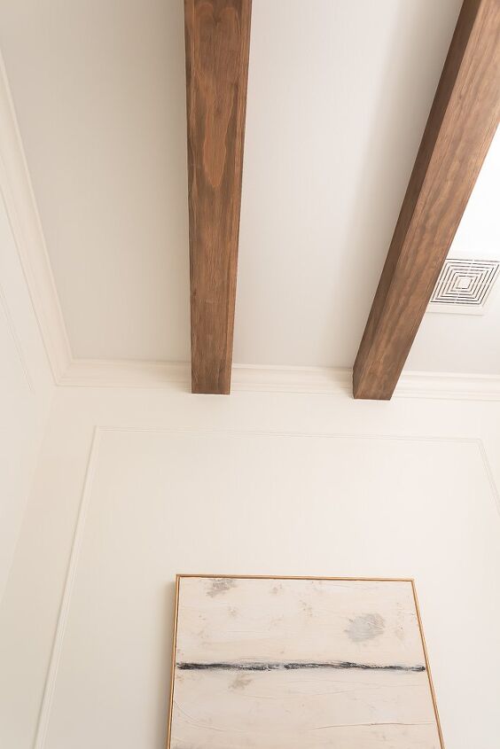 how to make faux beams an easy diy project to upgrade your ceiling