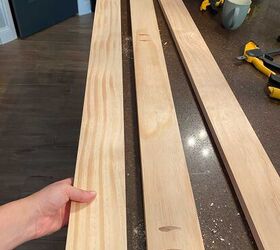 All it takes is 3 wooden beams to make your bathroom look amazing