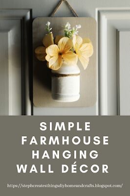 simple farmhouse hanging wall dcor
