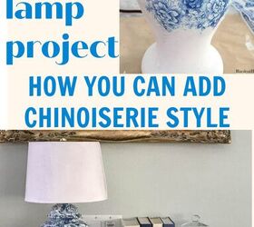 Cómo hacer una lámpara de estilo Chinoiserie con decoupage