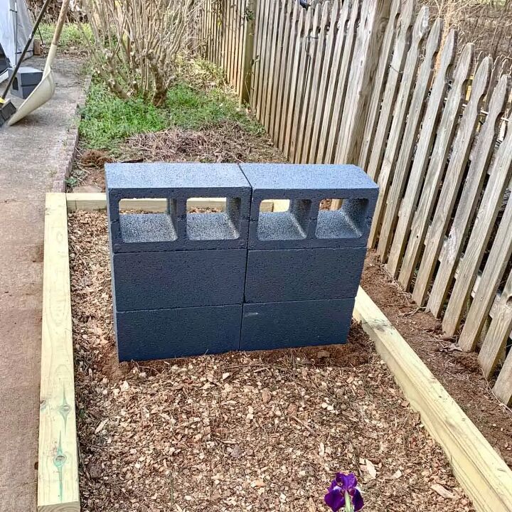 diy cinder block bench cute outdoor seating