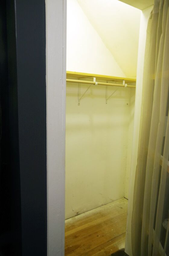 adding a second closet rod and hacks for purging