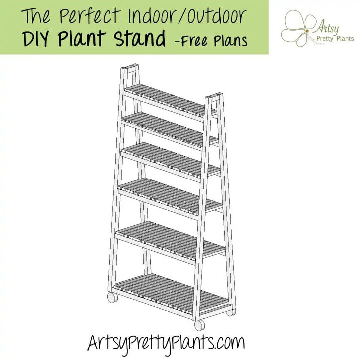 the perfect diy plant stand indoor outdoor