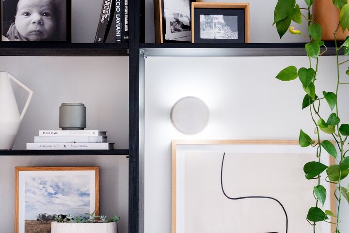 use uma saladeira para fazer uma luminria de parede moderna