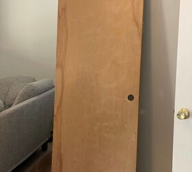 Be on the lookout for an old door to copy the clever $17 upgrade that this DIYer gave her Airbnb