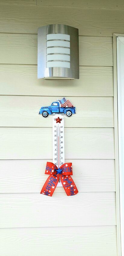 red white and blue outdoor decoration life as a leo wife