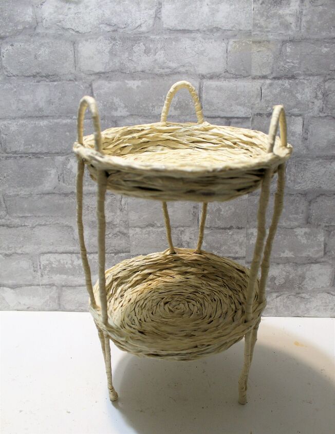 dollar tree hand woven basket stand