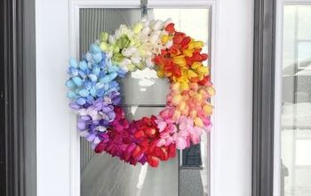 Rainbow Tulip Wreath