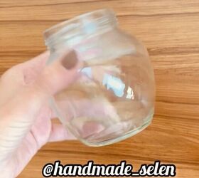 Do this to a jar to turn it into designer decor in literally 15 minutes