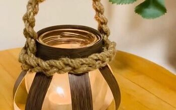 DIY Lámpara inspirada en un colgante de madera curvada con bordes