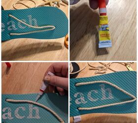 How to make a Beachy Wall Hanging with Dollar Store Flip Flops | Hometalk