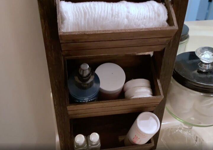 dollar tree bathroom storage