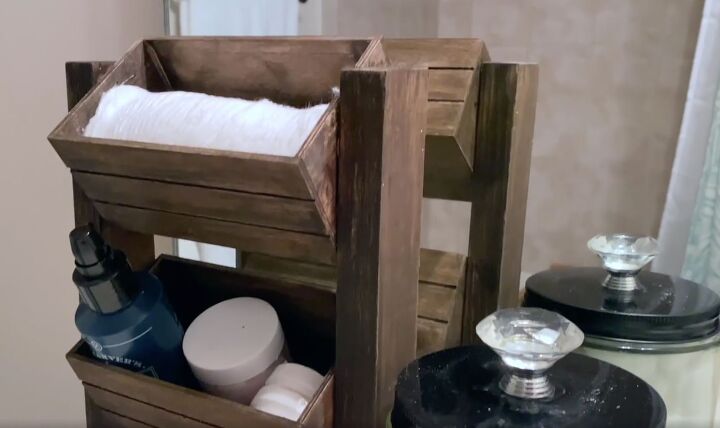 dollar tree bathroom storage