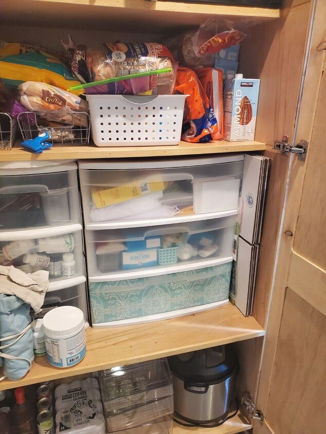 adding pull out trays to a pantry or any cabinet