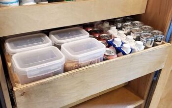 Adding Pull Out Trays To A Pantry Or Any Cabinet