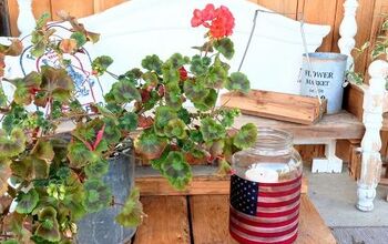  Adicionando alguma decoração patriótica à varanda do celeiro