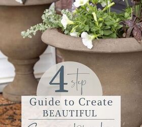 Cómo crear bonitas jardineras de primavera en 4 sencillos pasos