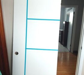 old door makeover idea before after