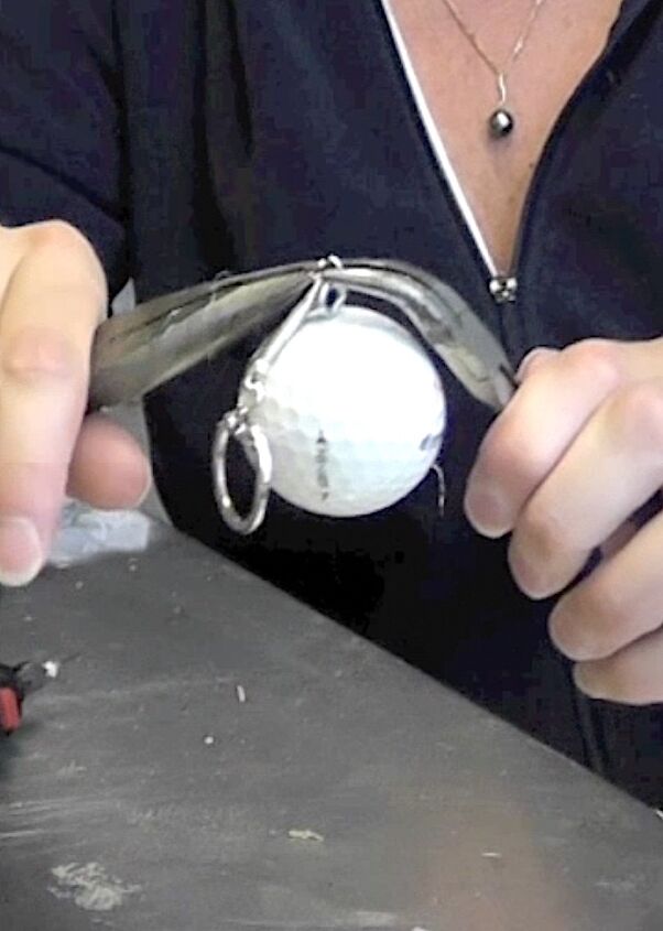 tutorial de chaveiro de bola de golfe pense no dia dos pais com vdeo