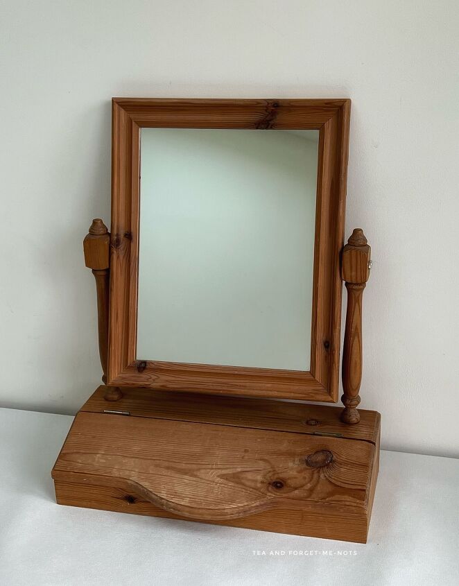 cmo actualizar un espejo de madera con un bonito transfer de muebles