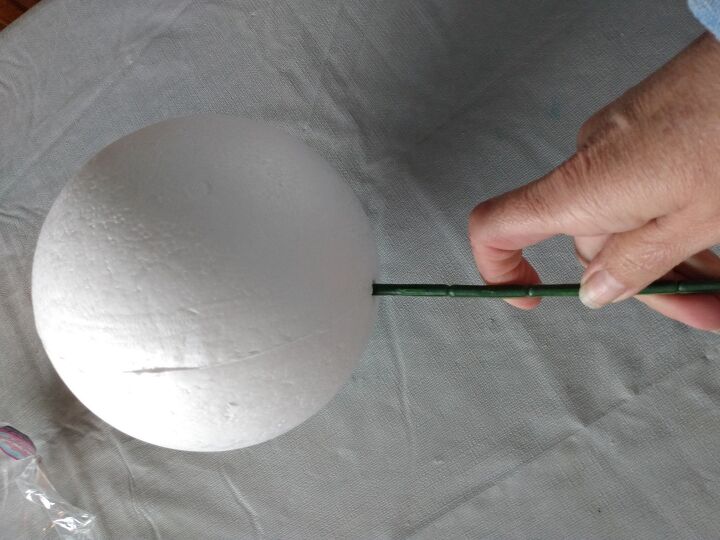 making a garden globe for under 10