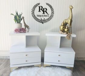 mid century modern redesign mcm nightstands with a modern look