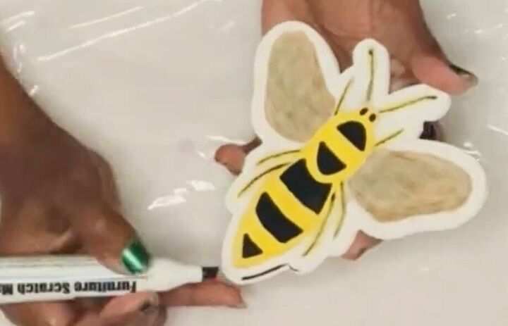 fcil abeja home dcor diy utilizando artculos del rbol del dlar