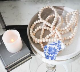 How To Make A Wooden Bead Garland With Oyster Shell