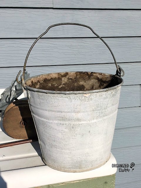 Old Garden Bucket makeover idea