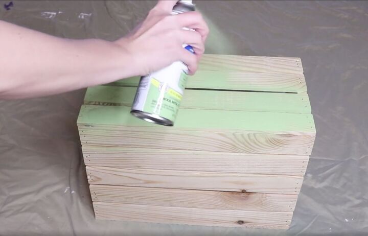 How to Make a Vertical Crate Planter