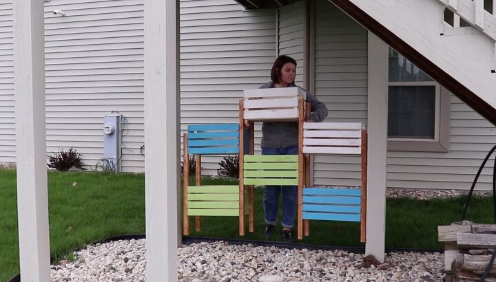 How to Make a Vertical Crate Planter