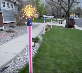 DIY firework lamps for July 4th